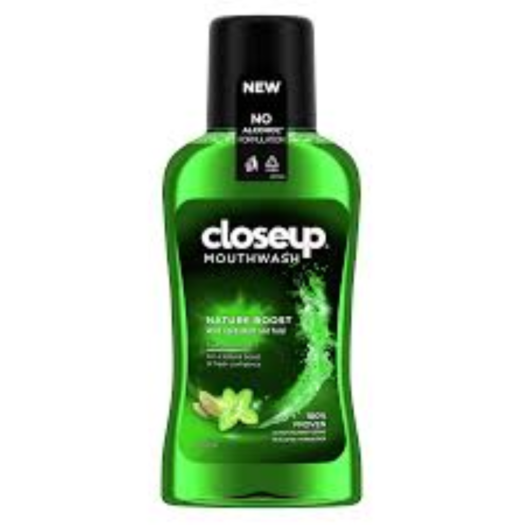 CLOSEUP MOUTHWASH NATURE BOOST 500ML